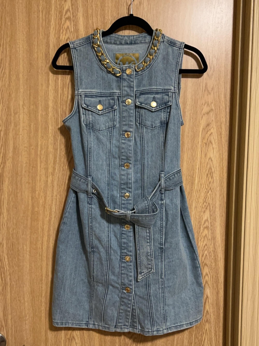 Michael Kors Denim Sleeveless Dress